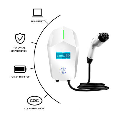 মেঝে মাউন্ট EVSE চার্জিং স্টেশন 80 Amp EV চার্জার OEM