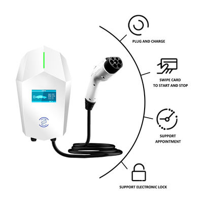 7KW 11kw EVSE চার্জিং স্টেশন 50 Amp EV চার্জার OEM